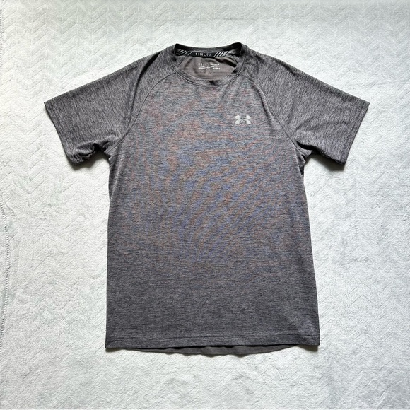 Under Armour Men’s Running Dri-Fit T-shirt Gray Size M - Picture 2 of 6
